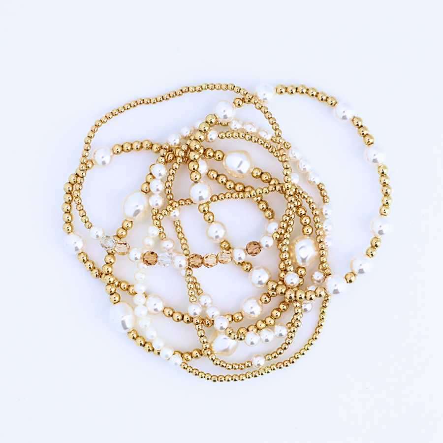 Hope’s Promise 4mm Pearl, 2mm Gold