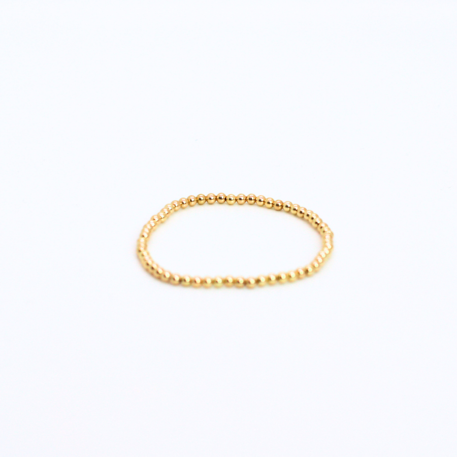 SIGNATURE Gold 3mm Bead Bracelet
