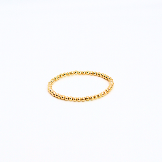 SIGNATURE Gold 4mm Bead Bracelet