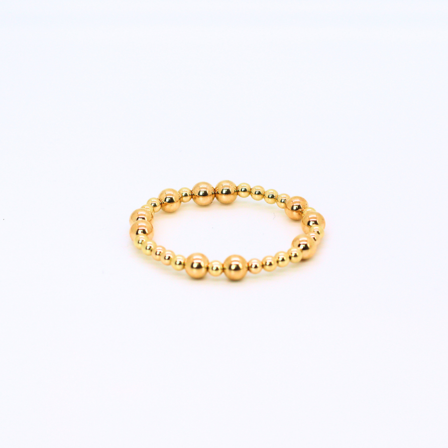 HOPES PROMISE Bead Bracelet, 8mm Gold