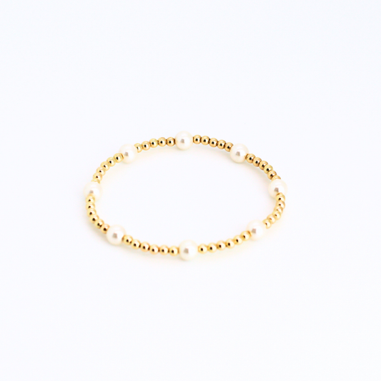 CLASSIC 3mm Gold, 6mm Pearl