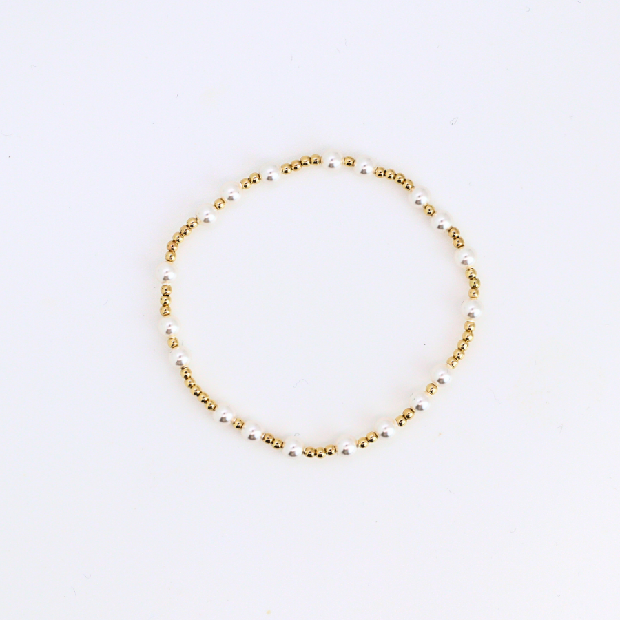 Hope’s Promise 4mm Pearl, 2mm Gold