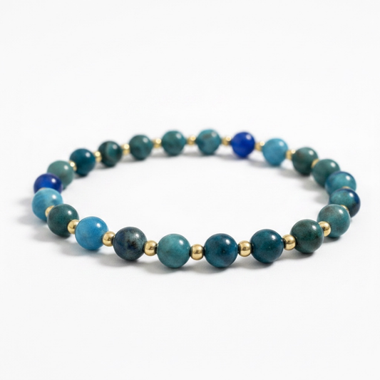 Petite Energized Apatite 6mm Bracelet
