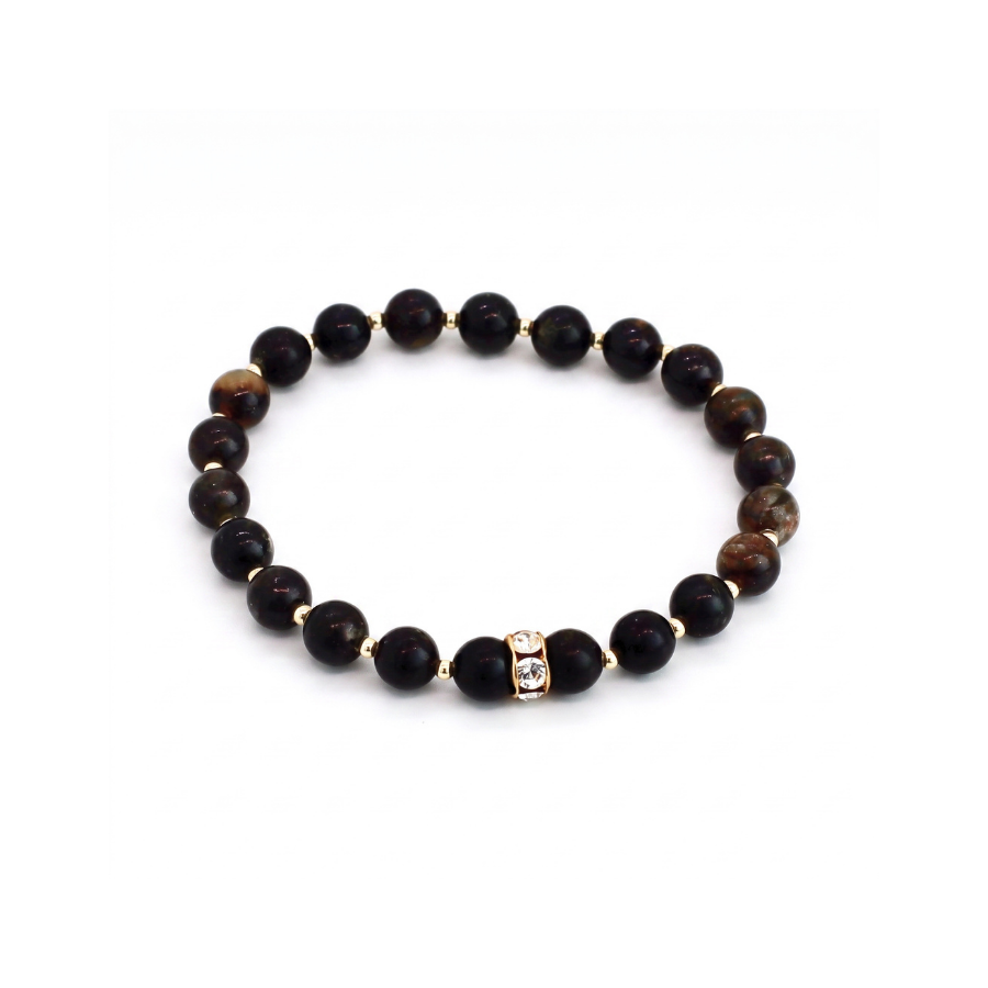 Flint Bracelet — 6mm Biotite