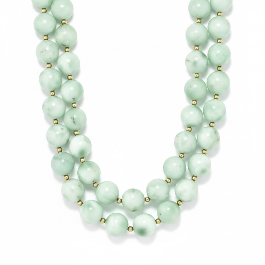 Protected By Nature - Green Angelite Necklace