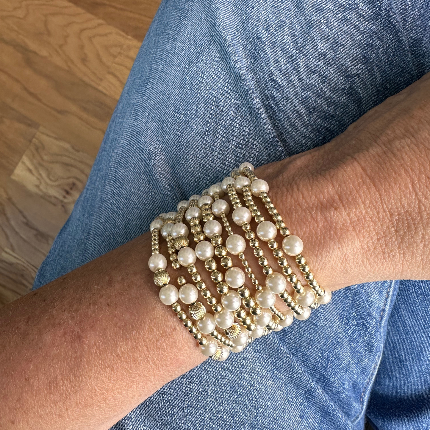 CLASSIC 3mm Gold, 6mm Pearl