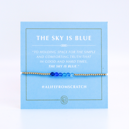 The Sky Is Blue Bracelet