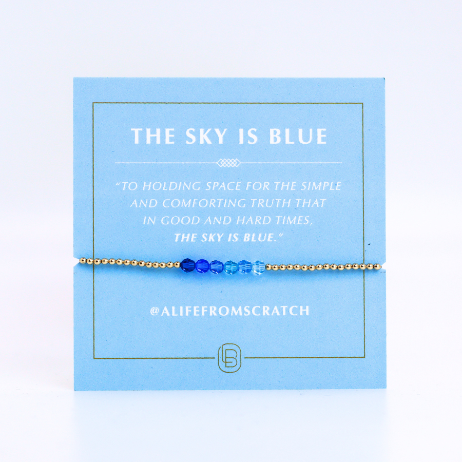 The Sky Is Blue Bracelet