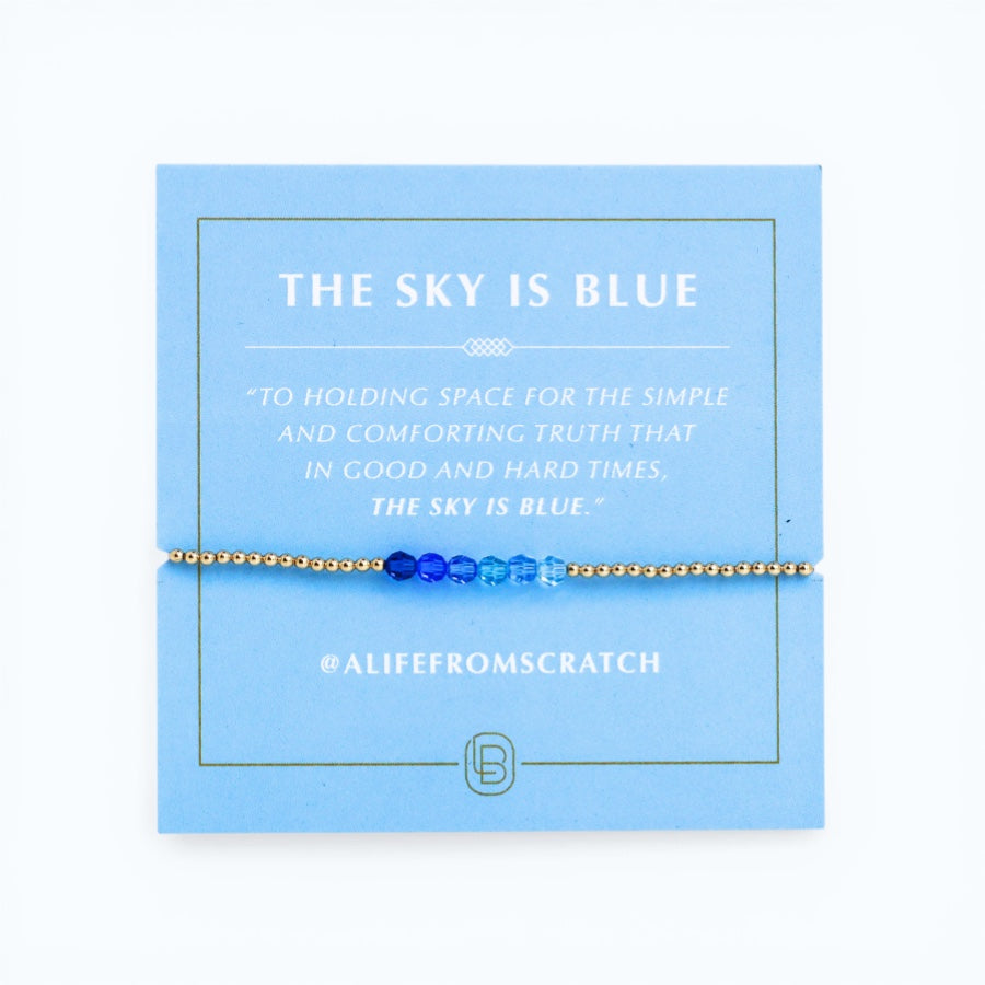 The Sky Is Blue Bracelet