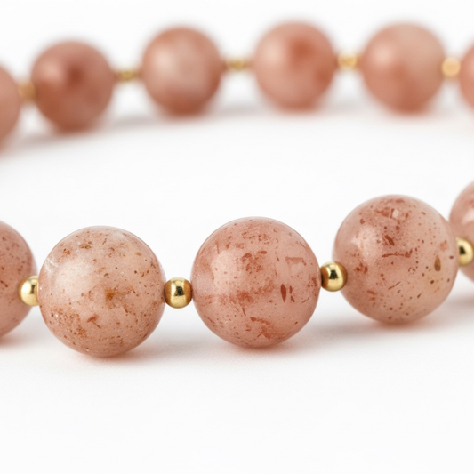 Radiant By Nature, Strawberry Quartz Necklace