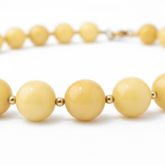 Optimistic By Nature - Yellow Jade Necklace