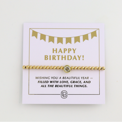 Happy Birthday Bracelet