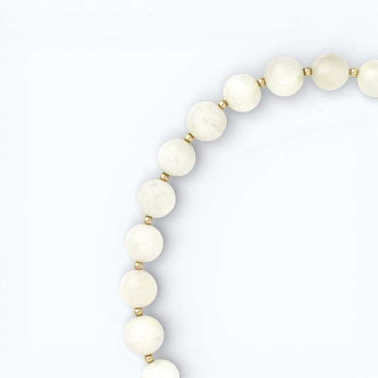 Calm By Nature - Rainbow Moonstone Necklace