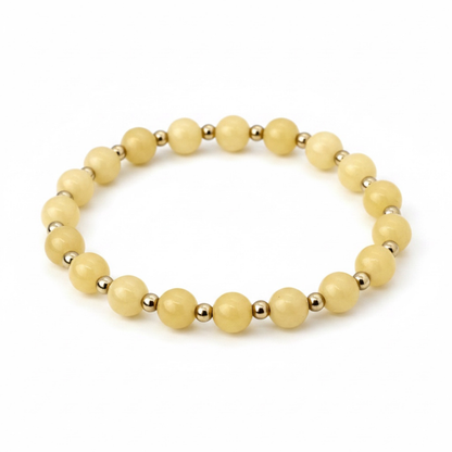 Petite Optimistic By Nature - 6mm Yellow Jade
