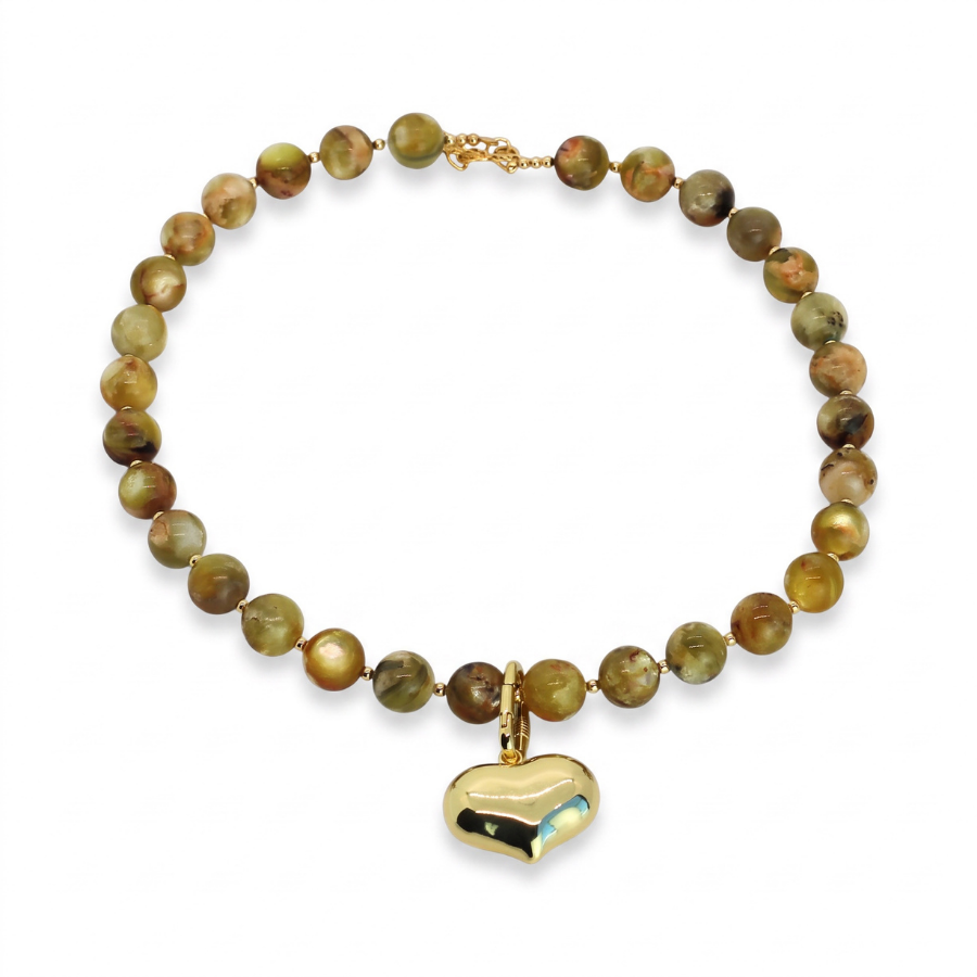 Golden Hour Heart Necklace