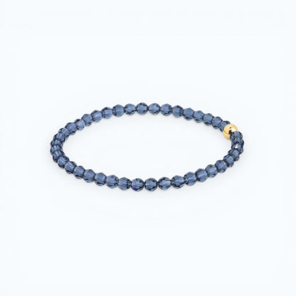 Weekend Blue Solid Crystal Bracelet