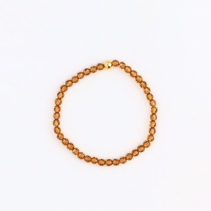 Amber Glow Full Crystal Bracelet