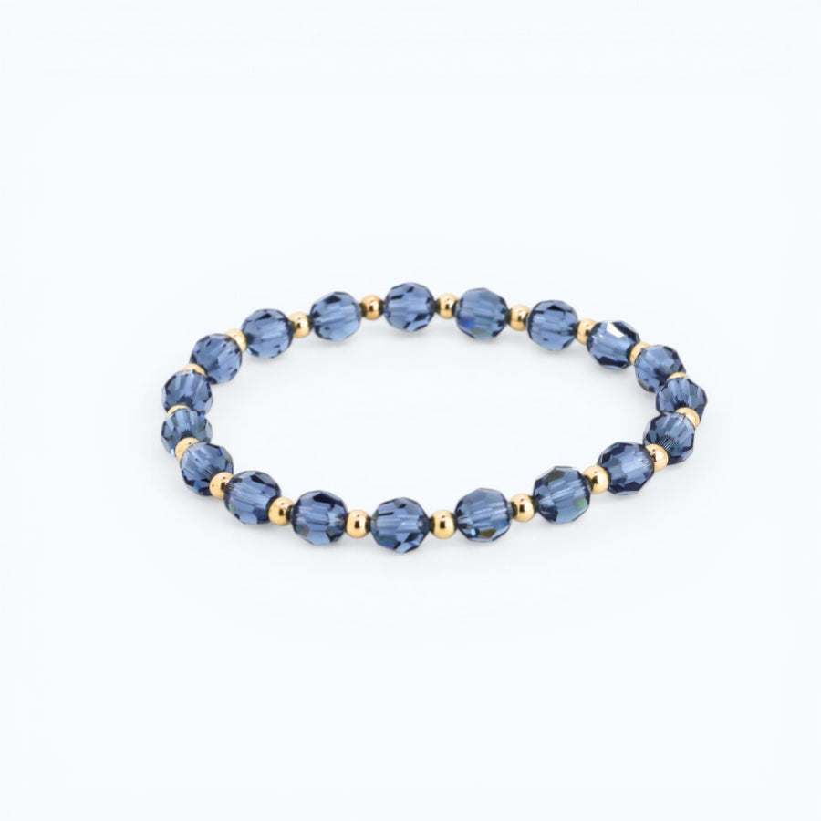 Grace 6mm Light Denim & 3mm Gold
