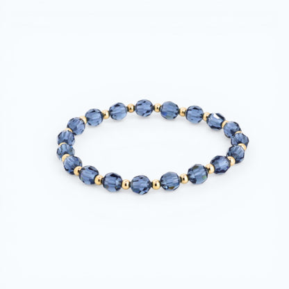 Grace 6mm Light Denim & 3mm Gold