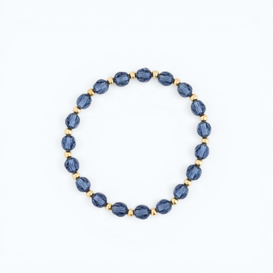 Grace 6mm Light Denim & 3mm Gold