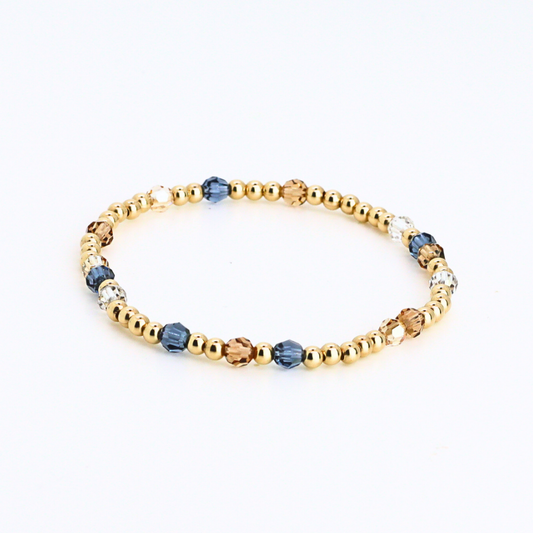 Hope’s Promise – 4mm Amber Glow & Denim