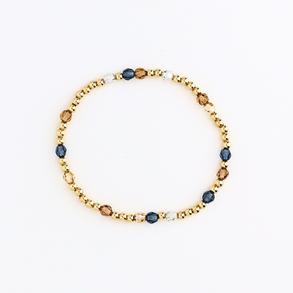 Hope’s Promise – 4mm Amber Glow & Denim