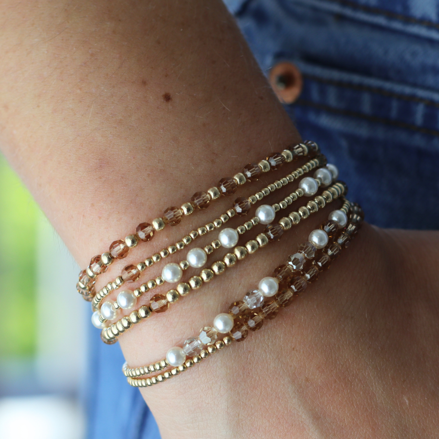 Grace 4mm Light Colorado & 3mm Gold
