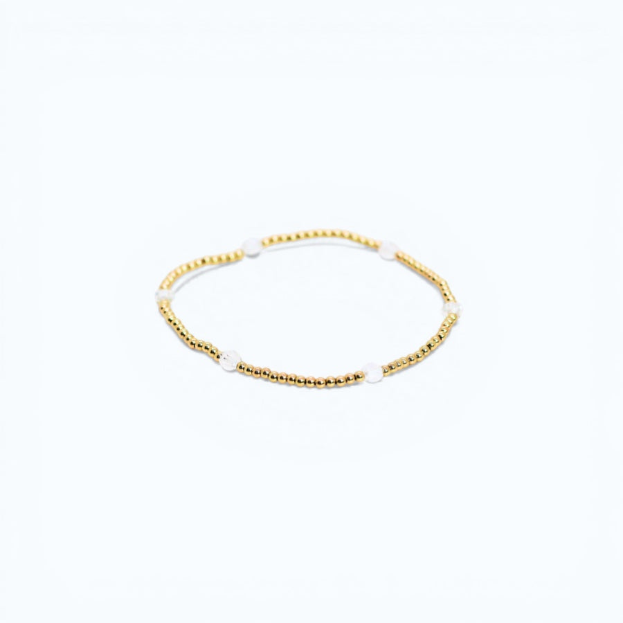 CLASSIC Gold & Swarovski 2mm, Crystal