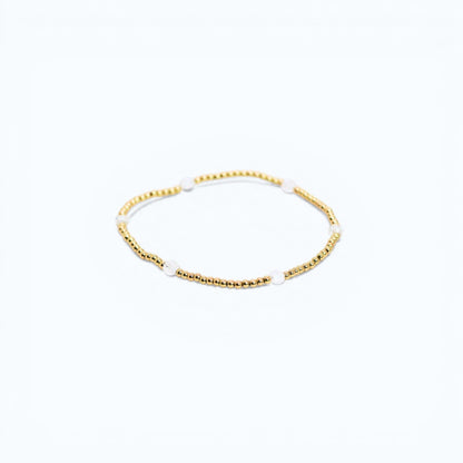 CLASSIC Gold & Swarovski 2mm, Crystal