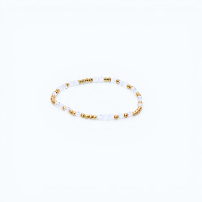 HOPES PROMISE 4mm Swarovski & Gold, Crystal