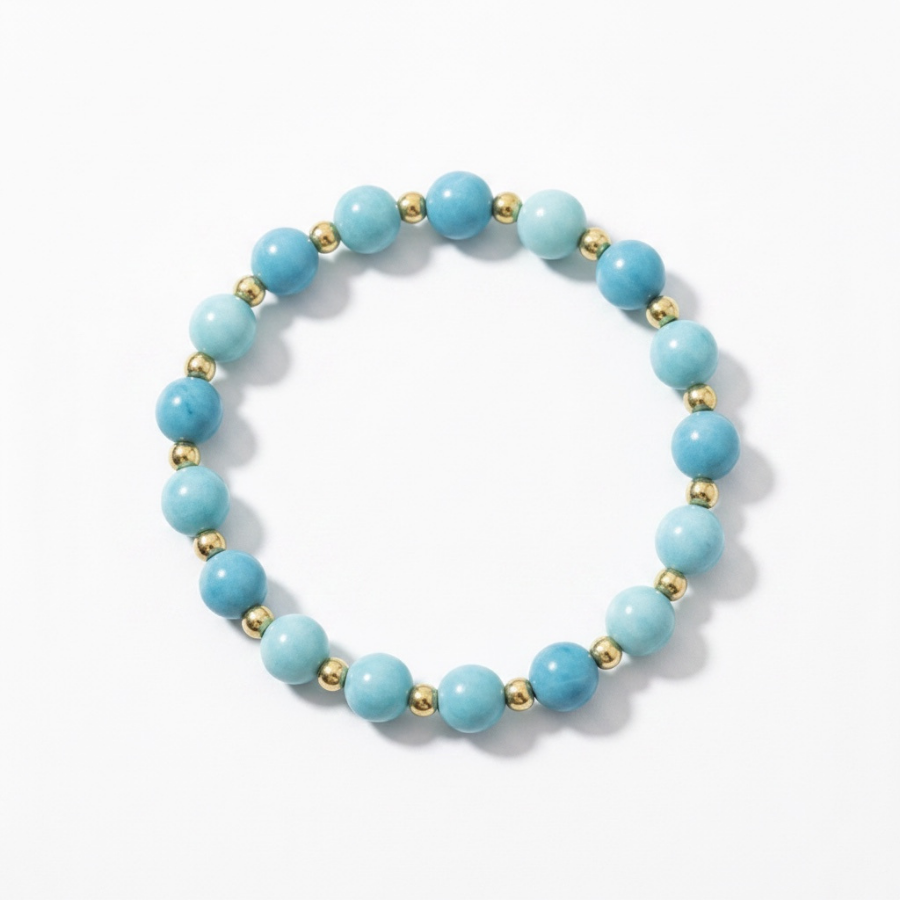 Petite Ease Chalcedony 6mm Bracelet