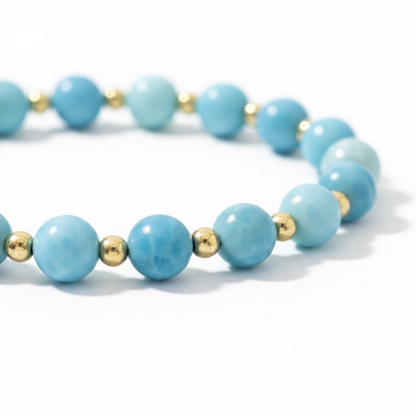 Petite Ease Chalcedony 6mm Bracelet
