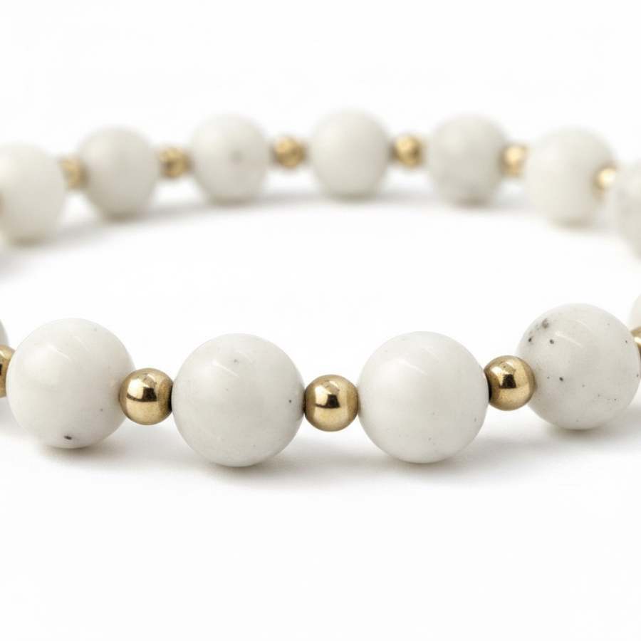 Petite Calm Moonstone 6mm Bracelet