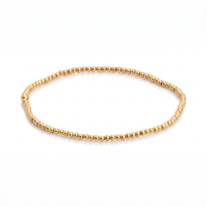 SIGNATURE Gold 2mm Bead Bracelet