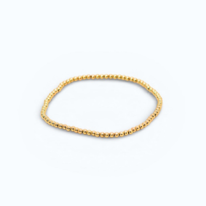 SIGNATURE Gold 3mm Bead Bracelet