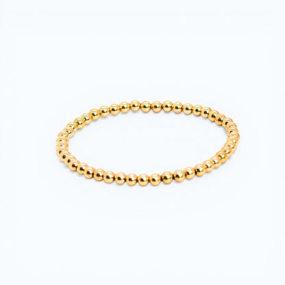 SIGNATURE Gold 4mm Bead Bracelet