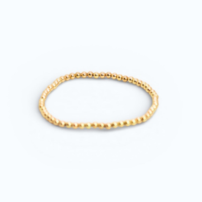 SIGNATURE Gold 4mm Bead Bracelet