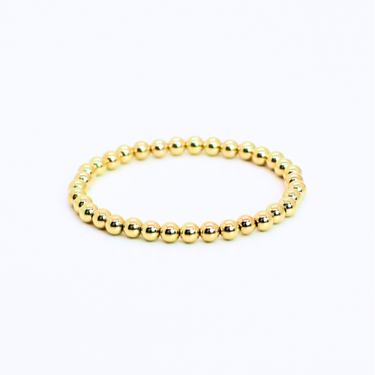 SIGNATURE Gold 5mm Bead Bracelet