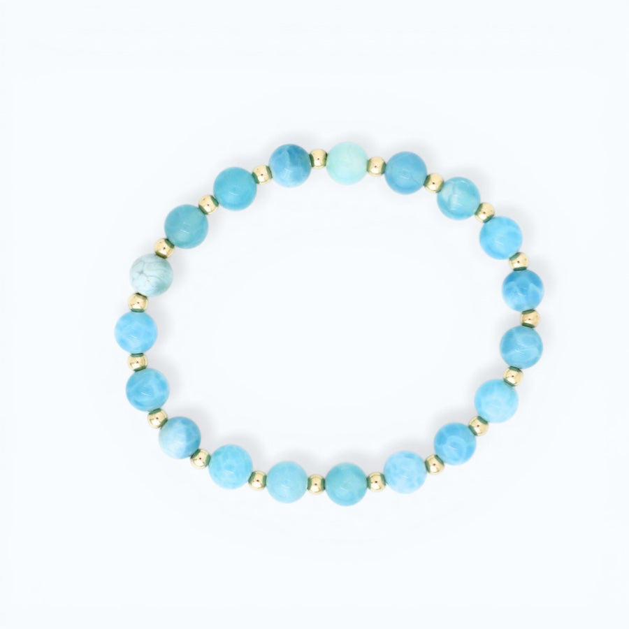 Petite Ease Chalcedony 6mm Bracelet