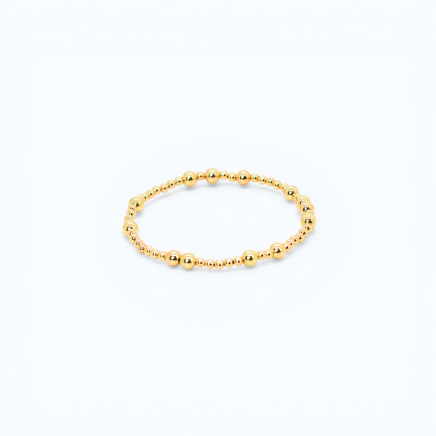 HOPES PROMISE Bead Bracelet, 5mm Gold