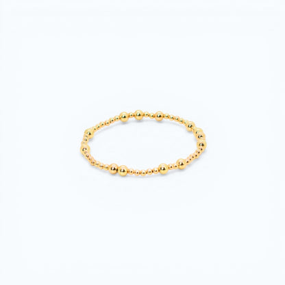 HOPES PROMISE Bead Bracelet, 5mm Gold