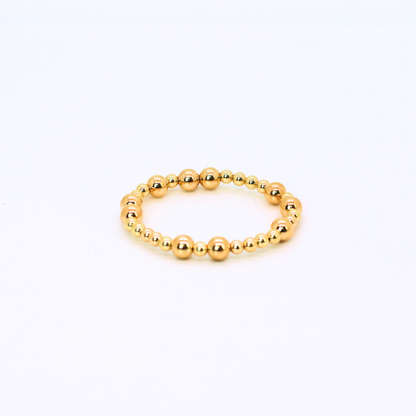 HOPES PROMISE Bead Bracelet, 8mm Gold