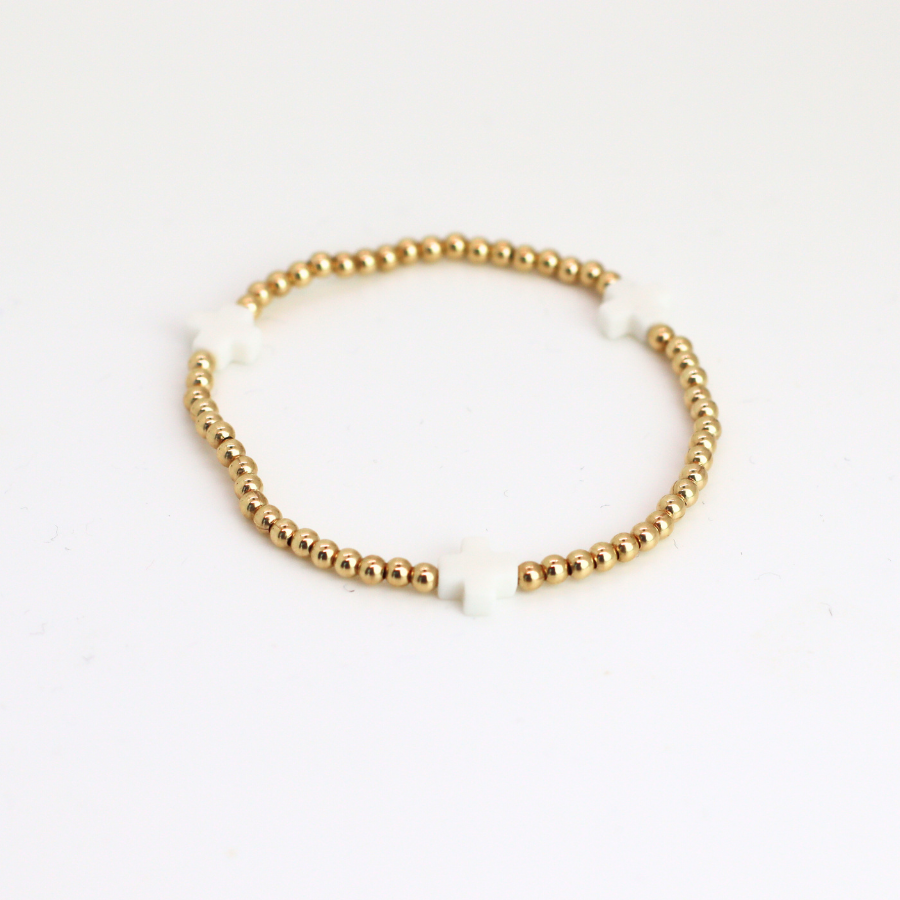 CLASSIC 3mm White Cross