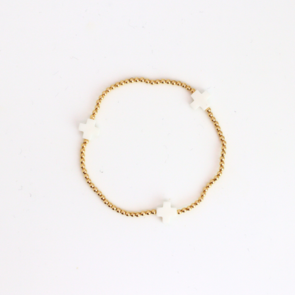 CLASSIC 2mm White Cross