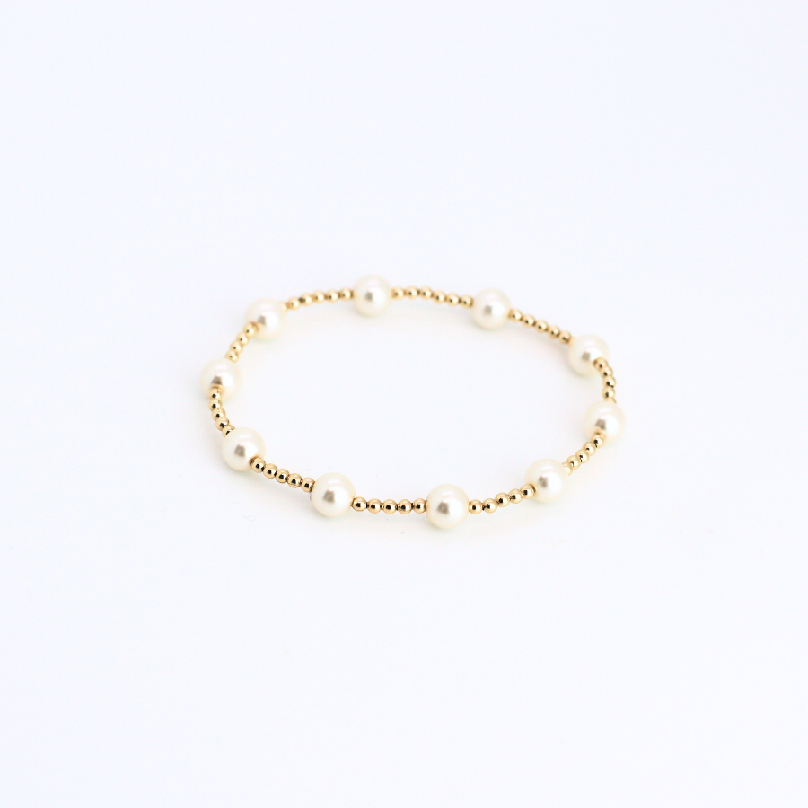 CLASSIC 2mm Gold, 6mm Pearl