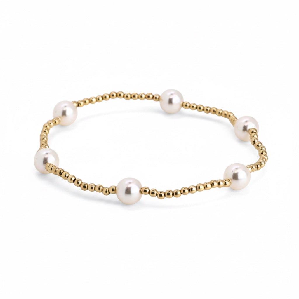 CLASSIC 2mm Gold, 6mm Pearl