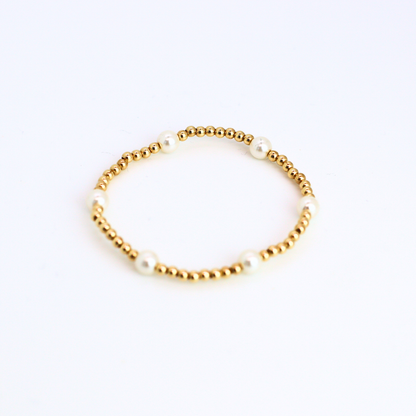 CLASSIC 3mm Gold, 6mm Pearl