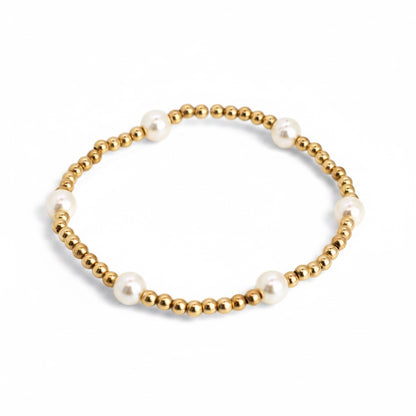 CLASSIC 3mm Gold, 6mm Pearl