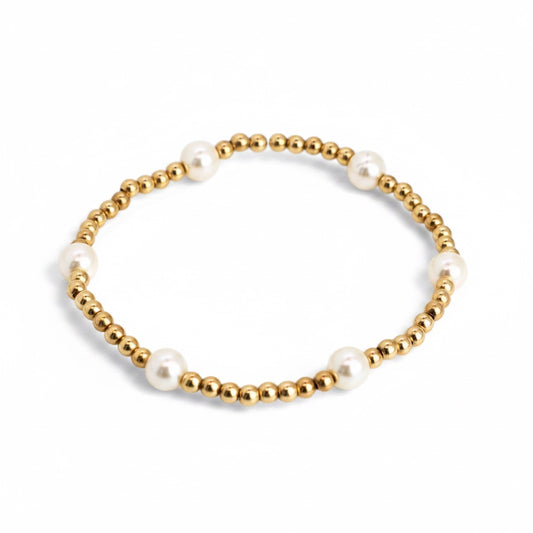CLASSIC 3mm Gold, 6mm Pearl