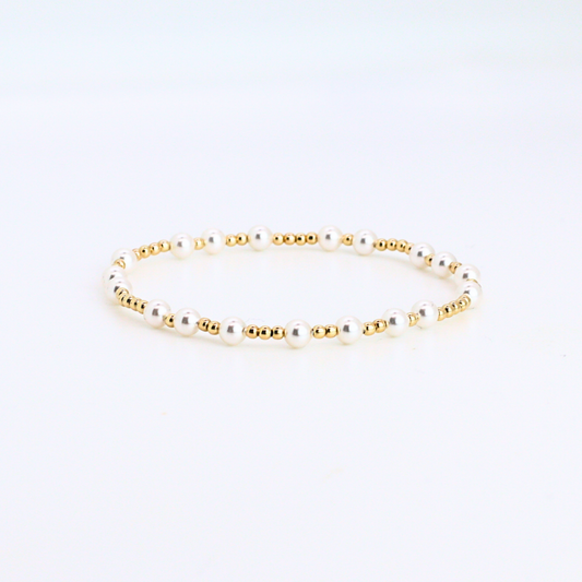 Hope’s Promise 4mm Pearl, 2mm Gold